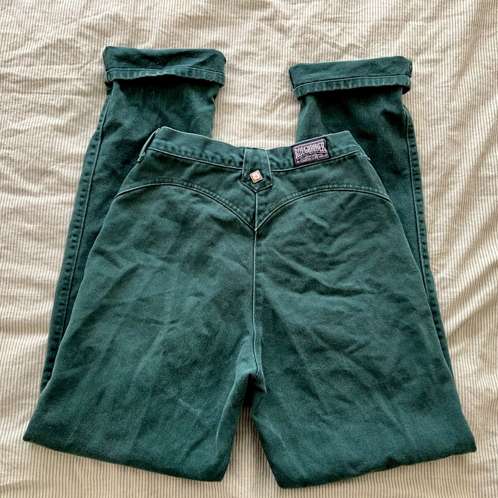 High waisted jeans